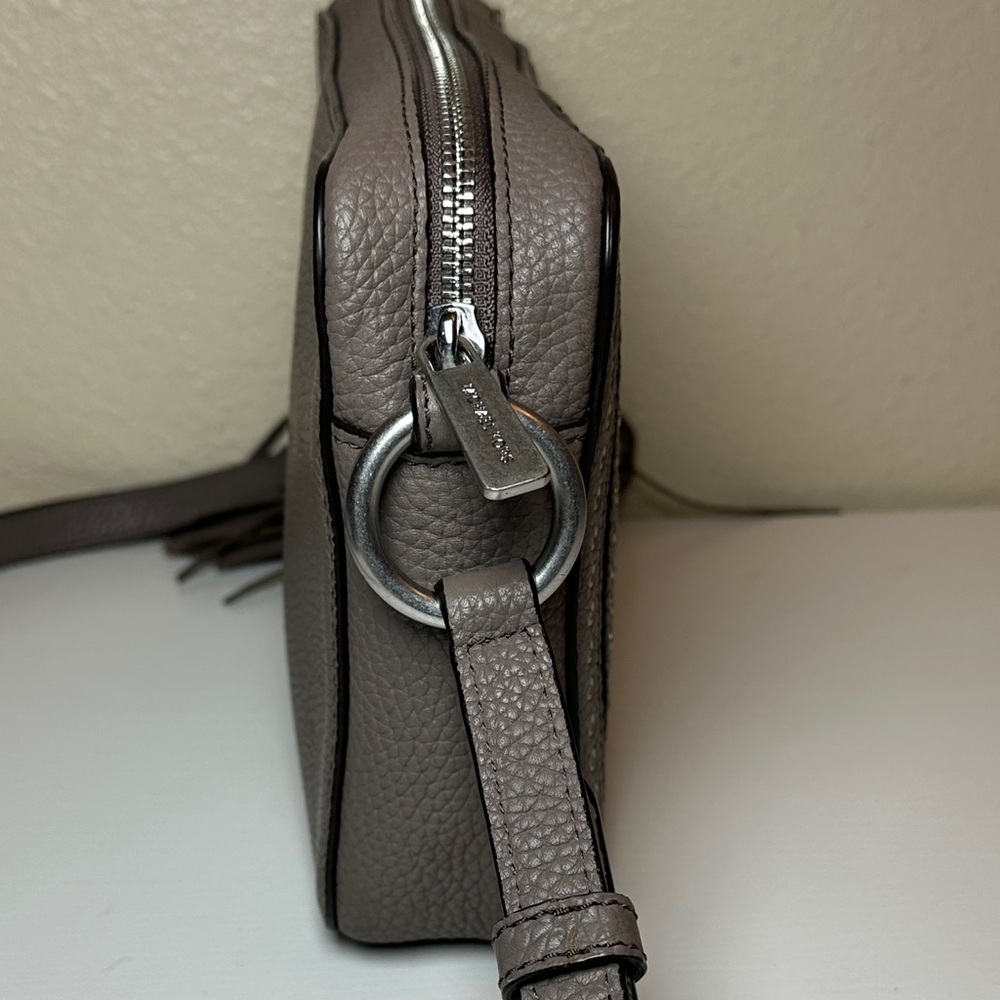 Michael Kors Brooklyn cinder gray Crossbody Bag with Tassel - Picture 7 of 13
